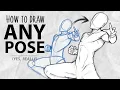 How to draw ANY POSE in 10 minutes DrawlikeaSir