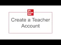 Create a Teacher Account