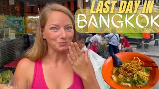 BACK to BANGKOK🇹🇭 FULL day in the City / BEST Street Eats! | Sailing Joco EP79