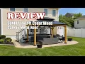 SUNJOY 11x11 ft Cedar Wood Gazebo - Review 2026