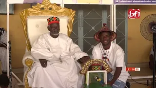 Ligue 1 : Moussa Traoré reçoit son trophée de meilleur gardien des mains du Moogho Naaba Baongho