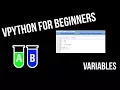 VPython for Beginners 2 - Variables