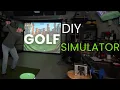 DIY Roll-Up Garage Golf Simulator