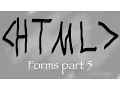 HTML Tutorial Forms Part 5 List Boxes