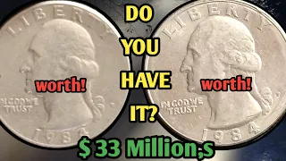 Retire Early Look for This Rare top2 1984 D 1984 P Quarters dollars coins in your pocket change