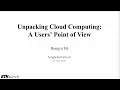 Presentation at the University of Zurich Cloud Computing Explained in 5 Minutes