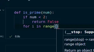Prime number checker 33 Seconds Python