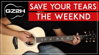 Download Save Your Tears Guitar Tutorial The Weeknd Guitar Lesson |Easy Chords| MP3