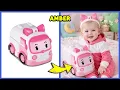 Lagu Robocar Poli Characters as Babies 👶🔥 + Guess the Voice Quiz | Roy, Amber, Poli, Kevin, Jin...