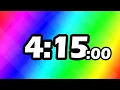 4 Minutes and 15 Second TIMER Countdown