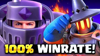 100 WINRATE WITH THIS BUFFED MEGA KNIGHT DECK IN CLASH ROYALE