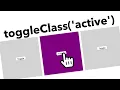 JS Toggle Class Challenge