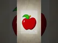 Download Lagu Menggambar dan mewarnai apel merah #shorts