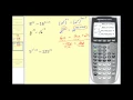 Solving Exponential Equations - Part 1 of 2