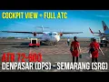 Download Lagu Flight Denpasar (DPS) to Semarang (SRG) - Cockpit View ATR 72-600 FULL ATC