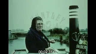 Life In A British Canal Boat 1960s Film 1007542 