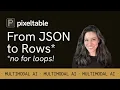 Convert LLM JSON Outputs to Data Rows in Python