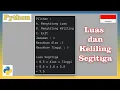 Program Python Menghitung Luas dan Keliling Segitiga