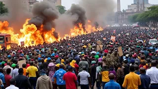 Chaos In Tanzania Today Demonstration Protest Riots After Election 2025 