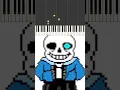 Lagu Summoning SANS from UNDERTALE #sans #undertale #meme #piano #shorts