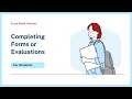 Completing Forms and Evaluations in Exxat Prism