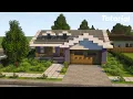 Minecraft Small Suburban House Tutorial