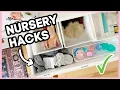 NURSERY HACKS EVERY MOM SHOULD KNOW Nursery Organization and Storage Ideas