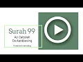 Download Lagu Mishary Al-Afasy - Surah 099 Az-Zalzalah  phonetisch met Nederlandse vertaling