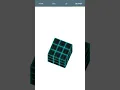 3D cube with CSS animation