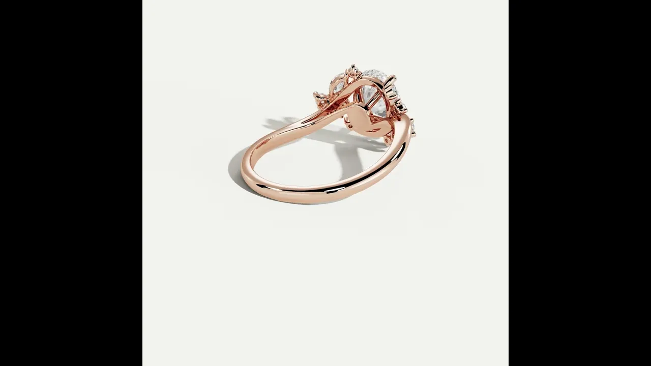 Yvette丨Multi-Stone Nature Inspired Engagement Ring
