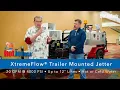 HotJet USA Cold H20 Sewer Drain Line Jetter Trailer 59HP YANMAR POWER PLANT 20GPM 4 000 PSI