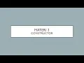 Constructor Materi 2 Netbeans Pemrograman Berbasis Objek
