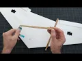 Build a Flying-Wing with Simple Materials. DIY RC Plane & Remote Control