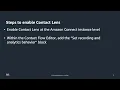 Enabling Contact Lens for Amazon Connect Amazon Web Services