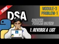 Reverse List in python in Telugu Ultimate DSA course in python List Methods Unq Coders