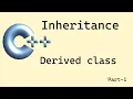 C basics Inheritance - Part 1 derived class