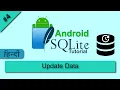 How to update data in sqlite database in android studio SQLite Database Tutorial Android