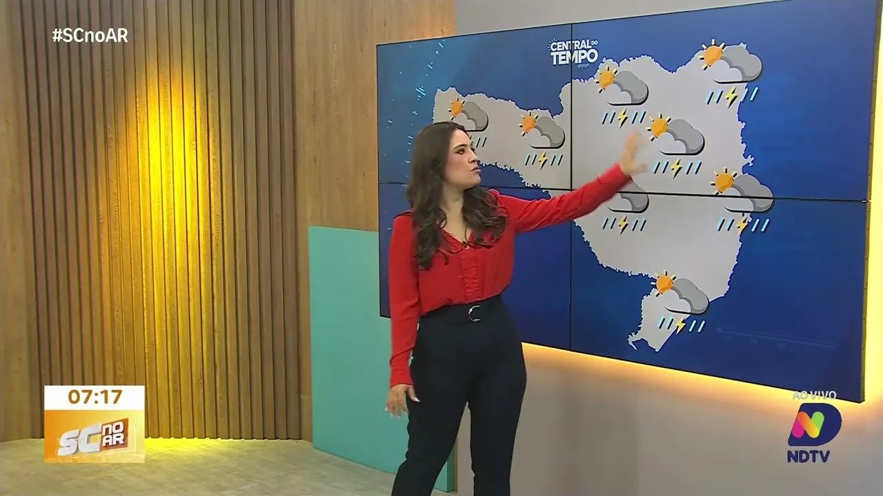 Central do Tempo - Semana de instabilidade em SC e previsão de temporais na quarta-feira