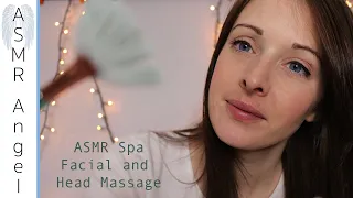 ASMR Relaxing Spa Facial Treatment Head Massage - Role Play