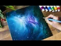 Satisfying OUTER SPACE oil painting Relaxing British Accent ft Gentle Nature Sounds