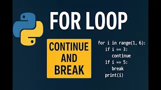 SSC ICT Python for Loop Explained Continue Break Made Super Easy NineTen CSE Lab-10 Lec-14