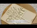 Gold Wedding Cake Topper by Rawkrft ETSY Unboxing