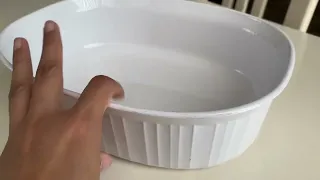 CorningWare French White Oval Dish Review Great for baking and cooks well even