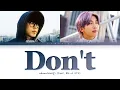 Download Lagu eAeon Don't (Feat. RM) Lyrics (이이언 그러지 마 (Feat. RM) 가사) [Color Coded Lyrics/Han/Rom/Eng]