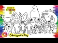 Garten of BanBan 4 Coloring Pages Color All Monsters Full Gameplay NCS MUSIC