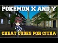 HOW TO GET CHEAT CODES FOR POKEMON X AND Y FOR CITRA EMULATOR POKEMON X AND Y CHEATS