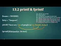 108 Printf fprintf