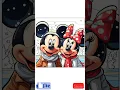 Micky mouse coloring and printing step by step