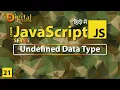 Undefined Data Type in JavaScript JavaScript Tutorial in Hindi