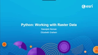Python Working with Raster Data